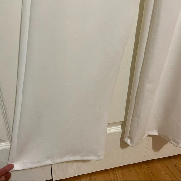 Lulus NWT Power of Love White Strapless Wide Leg Jumpsuit Small - Picture 7 of 12